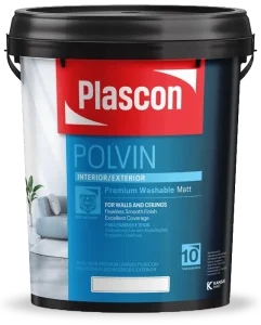 Plascon Polvin Super Acrylic – Durable Smooth Matt Interior and Exterior Paint