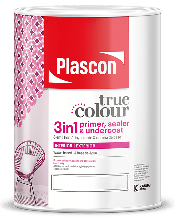 Plascon True Colour Primer Sealer Undercoat (3-in-1)