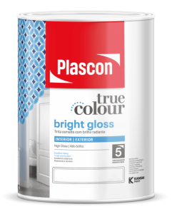 Plascon True Colour Gloss White Emulsion Wall Paint  (5 L)